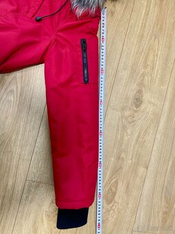 Červená zimná bunda dámska - 7