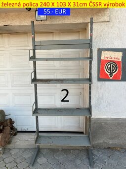 Extra silné poctivé železné police a regále - 7