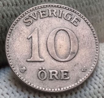 Strieborné mince Švédska. - 7