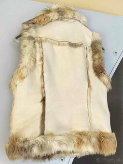 Kožušinová vesta S/M - 7