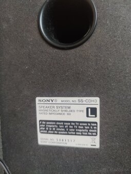 SONY Mikro hifi veža s DVD - 7