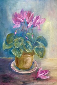 Staré krásné obrazy 2 kusy - 7