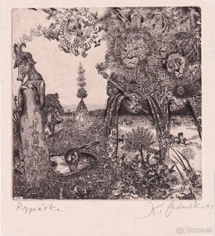 predam exlibris gariky Kaorl Ondreička - 7