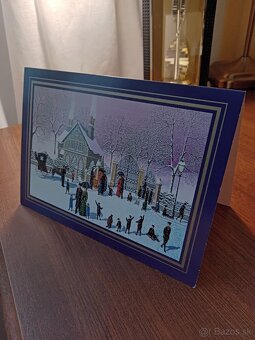 Pohladnice vianočné 6 kusov s obálkami - 7