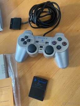Sony Playstation 2 Satin Silver + Krabica Ps2 herná konzola - 7