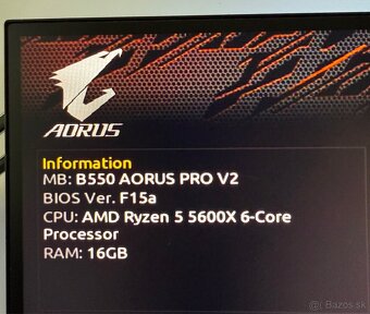 Herný stolný počítač pc amd ryzen 5600x nvidia RTX 3070 - 7