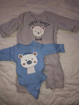 Detske chlapcenske oblecenie 0-6mesiacov - 7