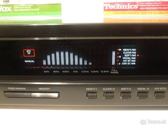 TOP stav MIDI HiFi equalizer TECHNICS SH-E51 = vyroba JAPAN - 7