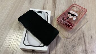 Vymenim iPhone 15 Black 128gh v zaruke bateria 96% - 7