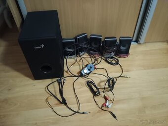Reproduktory Genius 5.1 + stojánové JVC - 7