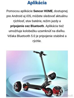 Kolobežka Sencor X70 - 7