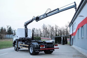 MERCEDES AXOR 18T HÁKOVÝ NOSIČ KONTAJNEROV HYDRAULICKÁ RUKA - 7