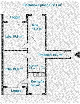3 izb. byt, JURIGOVO NÁM, po rekonštrukcii - 7