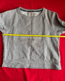 Calvin Klein - sivá mikina - 7