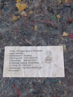 izolácia podlahy VW Passat B8, Tiguan - 7