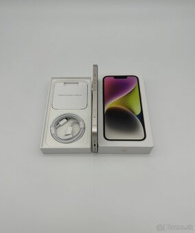 iPhone 14 128GB Starlight KOMPLET (100% Batéria) + DARČEK - 7