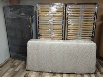 manzelska postel Fines, s matracmi, 180x200x60 cm - 7