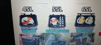 Predám hliníkový top case kufor55.L. na BMW KTM Honda - 7