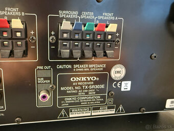 ONKYO TX-SR303E AV reciever + DO - 7
