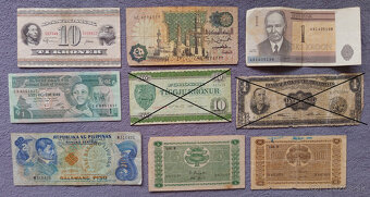 Bankovky z obehu svet 1 - 7