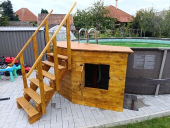 Kryt filtračnej jednoty, mólo a schody do bazéna - 7