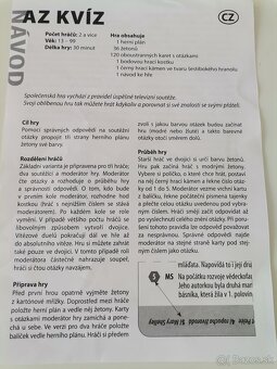 Spoločenská hra AZ kvíz - 7