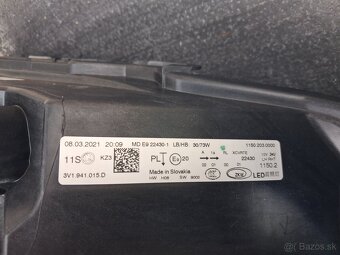 Skoda SUPERB 3 Lift SVETLO FULL LED 3V1941015D,3V1941016D - 7