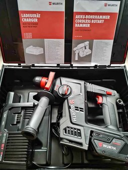 Würth aku vŕtacie kladivo ABH 18 Compact nové - 7