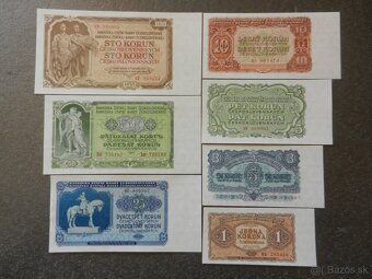 Československé UNC bankovky a iné - 7
