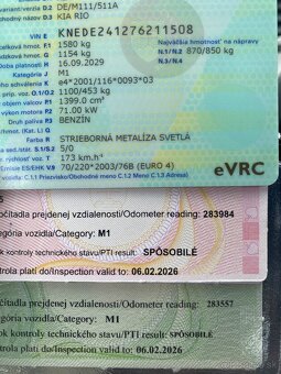 KIA Rio 1.4i 71kW Benzín, Rok výroby 2007, rádio - 7