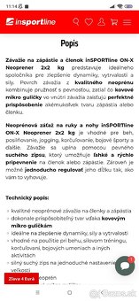 Závažia na členky - 7