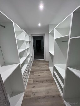 Predám šatníkové regále - úplne NOVE - DEKOR - Biela - 7