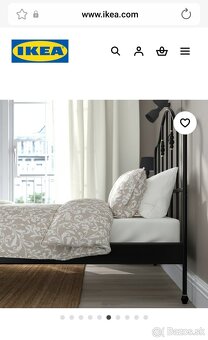 Kovová postel SAGSTUA ikea 160x200 - 7