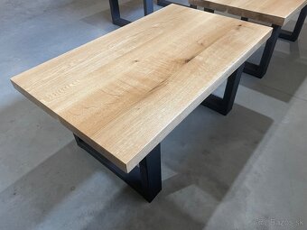 Masívny konferenčný dubový stôl - 7