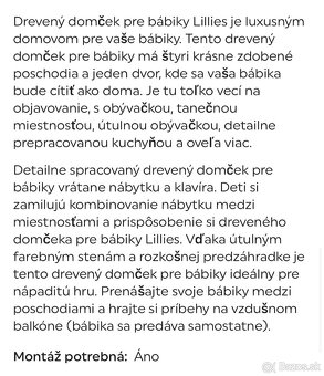 Domček pre Bábiky - 7
