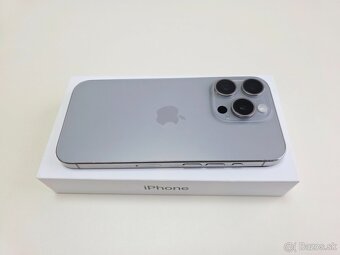APPLE IPHONE 15 PRO 256GB NATURAL TITANIUM TOP STAV - 7