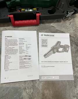 Parkside® Aku reťazová píla Paghs 20-Li A1 – bez akumulátora - 7
