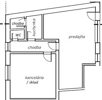 Obchodný priestor 73,2 m2 v centre Malaciek, Radlinského - 7