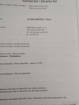 mikrovlnná rúra BRAVO - 7