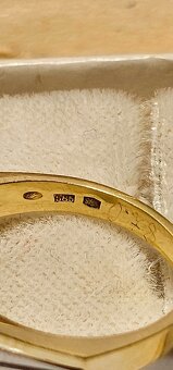 14k zlatý prsteň 0,78ct - 7