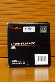 Objektív Sigma 8-16mm f/4,5-5,6 DC HSM AF pre CANON - 7