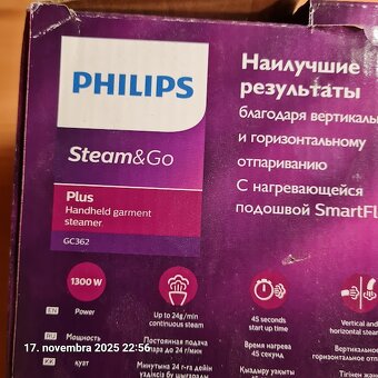 predám ručný naparovač Philips - 7