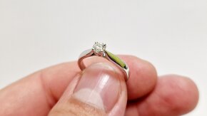 Zasnubny prsteň 0,20ct diamant - 7