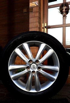 alu R18 5x114,3 orig. Hyundai + Kia + letné pneu 225/55R18 - 7