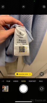 Moncler sveter XXL — nový s visačkami, svetlomodrý - 7