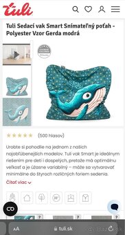 Originál Tuli sedací vak Gerda - 7