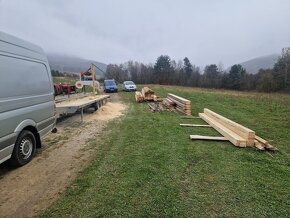 Porez guľatiny - mobilná pásová píla / mobilný gater - 7