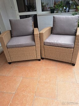 2 ratanové kreslá - 7