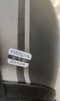 Predám otvorenú JET prilbu XL(60cm) - 7