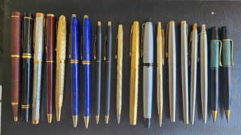 Zbierka značkových atramentových a guličkových pier - 7